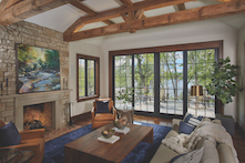 With mathematical precision, Kolbe Windows & Doors' products were thoughtfully selected and aligned for architectural balance. Each opening was positioned to frame the best views through the forest to the lakeshore.