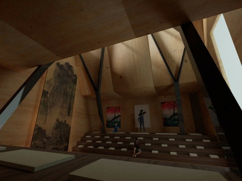 The Group Meditation Room _side view