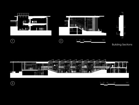 Ingraham High School Elevation and Section