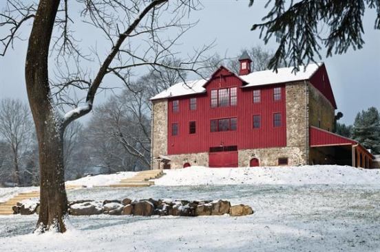 2011 CHDA  Sweetwater Farm Winery, Glen Mills, Pa.  Accessory Building / Grand Award  Peter Zimmerman Architects, Berwyn, Pa.   Peter Zimmerman Architects transformed its clients’ 1743 barn into a winemaking facility and reception/meeting venue. The architects kept as much of the original stone walls as they could, using painted board-and-batten siding for the new portions.