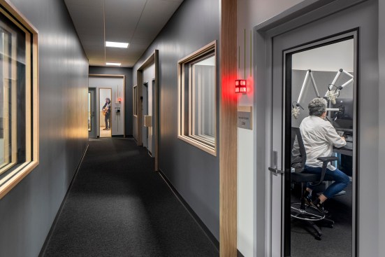 Radio and recording studios