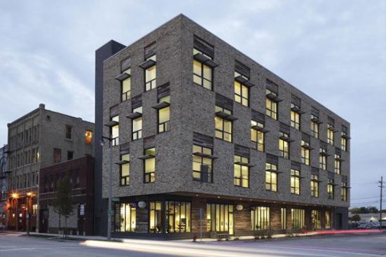 2013 AIA COTE Top Ten Plus Green Project: The Clock Shadow Building in Milwaukee, Wisc., designed by Continuum Architects + Planners.