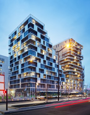 Social housing entry hall