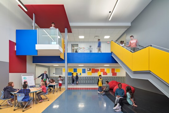 BREAKOUT SPACE
Created a new double height space for collaboration.