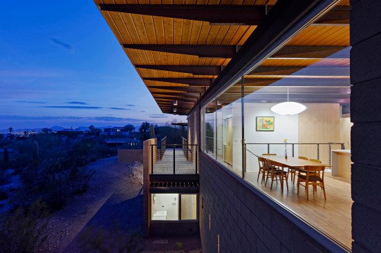 Entry at Twilight Looking West