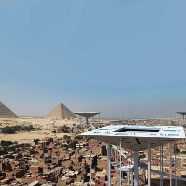 Panoramic view of the city of Cairo