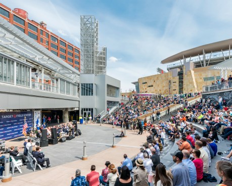 Target+Field+Station%2c+Exterior+Amphitheater+Opening+Day+Event