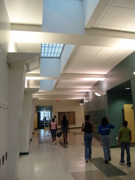 Natural Light filters through the core of the building