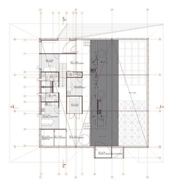 First floor plan.