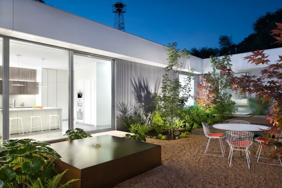 View of central courtyard