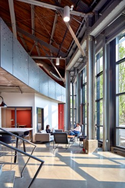 Relaxing spaces support the creative process.