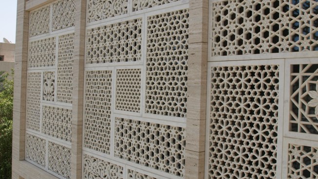 marble mashrabiya jali screen
