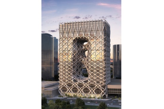 City of Dreams Hotel Tower, Cotai, Macau, North Elevation