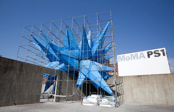 Wendy, designed by Young Architects Program winner HWKN, on display in the courtyard of MoMA PS1 in Long Island City, N.Y.