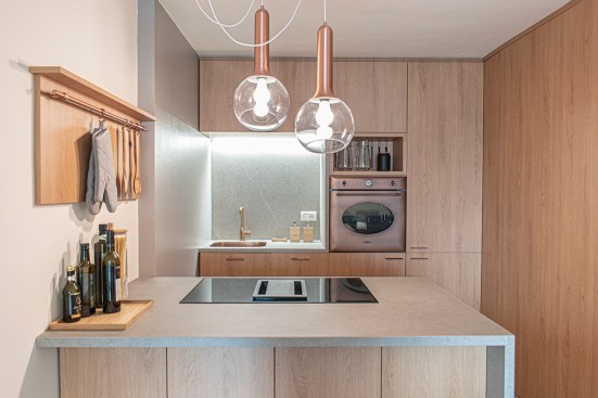 Kitchen + Living Room