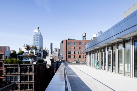 Duplex penthouse unit with large terrace with southeast views.