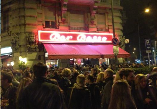 The scene at Bar Basso.