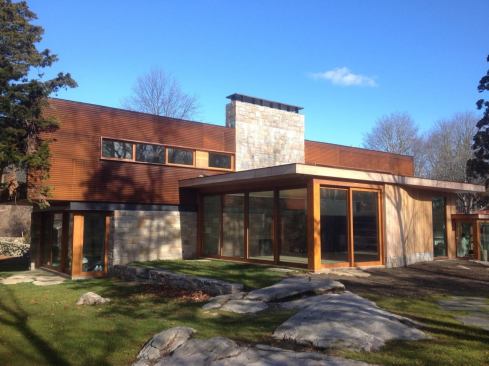 Stonington Residence, a 2013 renovation of a mid-century modern residence in Stonington, Conn.