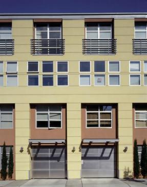 The architects used steel and aluminum window openings in context with the vintage character of the original building.