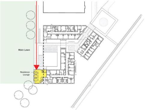 A plan of the main lounge.