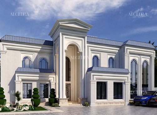 Luxury villa exterior design