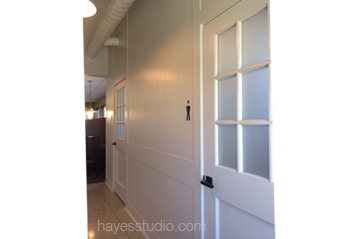 hallway bathroom signage