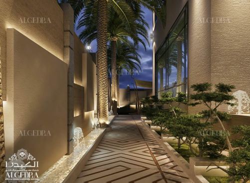 Boundary wall and pathway  design