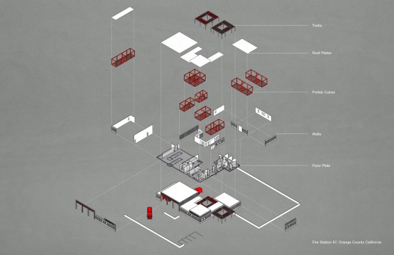 Fire Station 67 (kit of parts)
