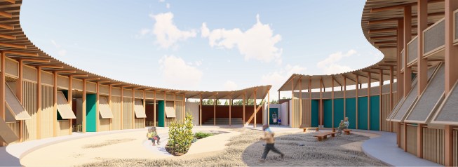 a Heart - the courtyard