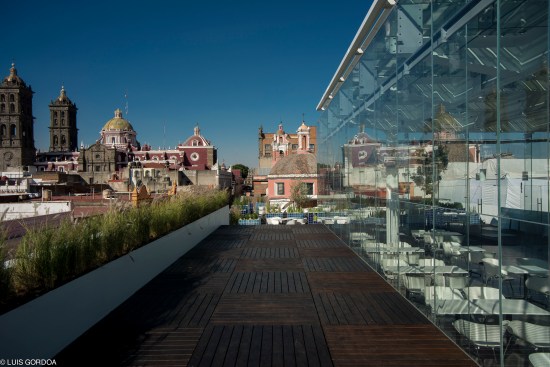 Rooftop circulation.