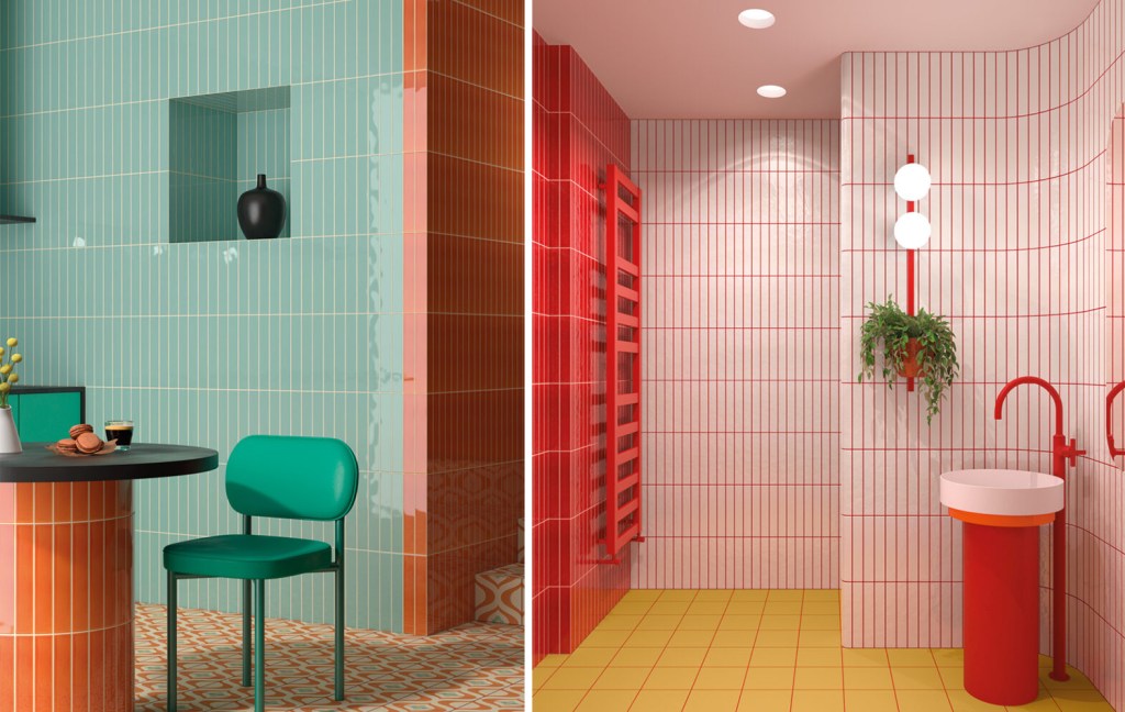 Cevica Funky Tile Collection, shown at Cevisama 2025.