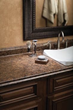 If wood is out of reach, laminate is still a good (and affordable) deal. And with new advancements such as high-definition printing and innovative edge treatments, laminate offers much more attractive options than the old days. 
www.vtindustries.com.