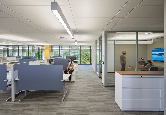 Glazing and shading system at the north wing provides filtered daylight while protecting the interior from harsh sunlight.