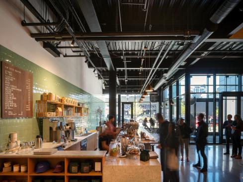 Elm Coffee Roasters at 9th and Thomas | Olson Kundig