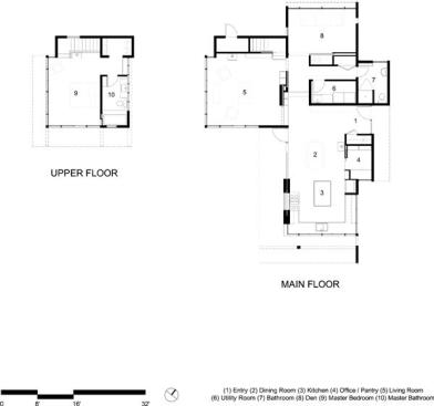 The projects floor plans. 