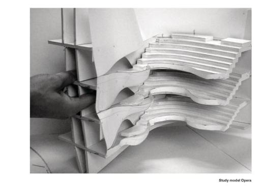Study+model+of+the+6%2c000-seat+main+opera+theater+at+the+center+of+the+structure.