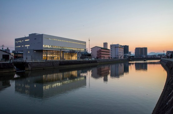 Library at night