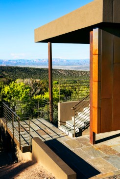 View from main house