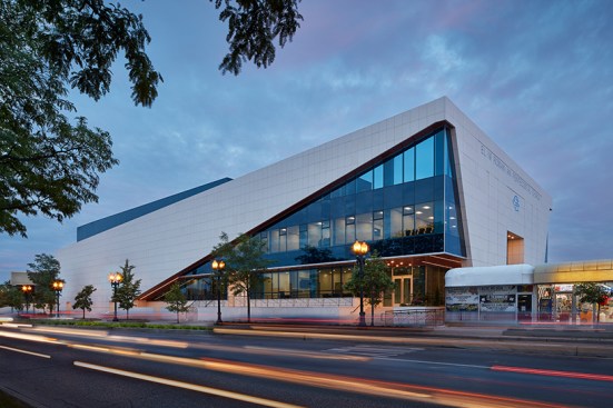 View facing west, showing stone detail.