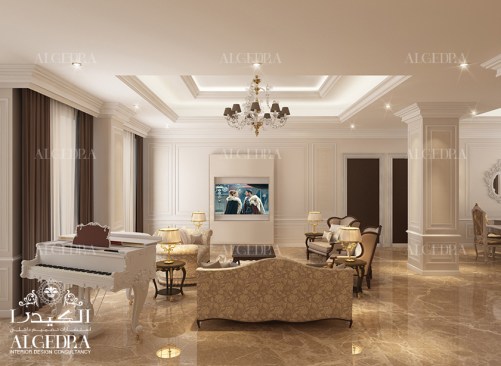 Luxury villa decor