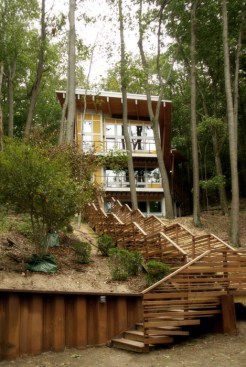 Exterior Lakeside Stairway