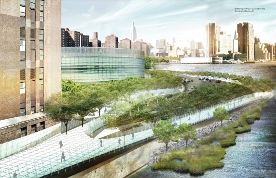 Proposed esplanade.