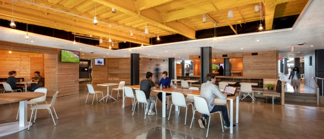 Intersection and Canteen at adidas Village 