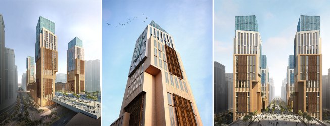 KAAR Gateway Development, Makkah, designed bu Omrania / HOK
