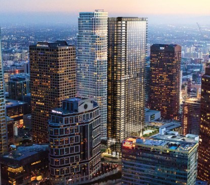 945 West 8th St. in Los Angeles, a mixed-use tower