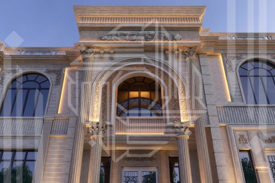 Classical Villa Exterior View 6