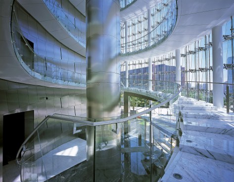 Entry atrium interior