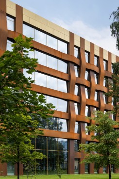 Ferrum 1 is the first building in Russia made of Corten steel