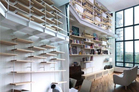 completed bookshelf
