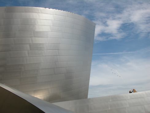 String Theory Productions at the Walt Disney Concert Hall, Los Angeles, designed by Gehry Partners.